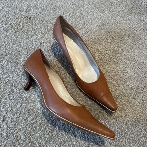 Vero Cuoio Tan Leather Heels